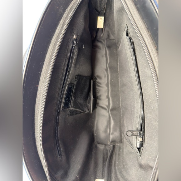 Beijo London "Over The Moon" Dark Blue Patent Y2K Shoulder Bag - Picture 6 of 6